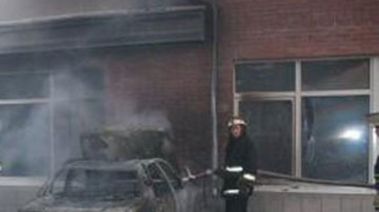 В центре Донецка взорван автомобиль