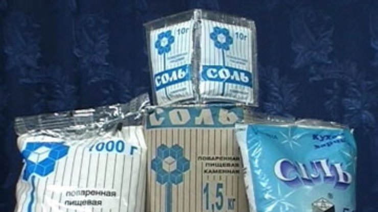 В Украине - дефицит соли