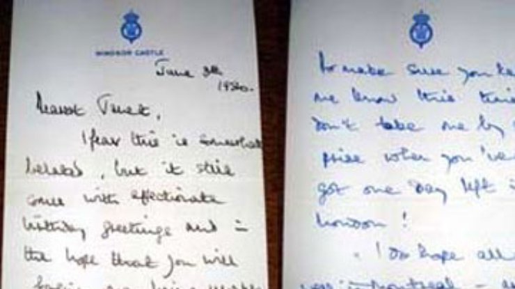 Любовные письма принца Чарльза выставили на аукцион