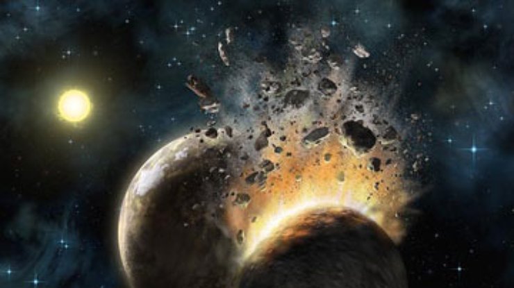 Астрономы наблюдали столкновение планет в созвездии Павлина