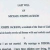 Обнародовано завещание Майкла Джексона