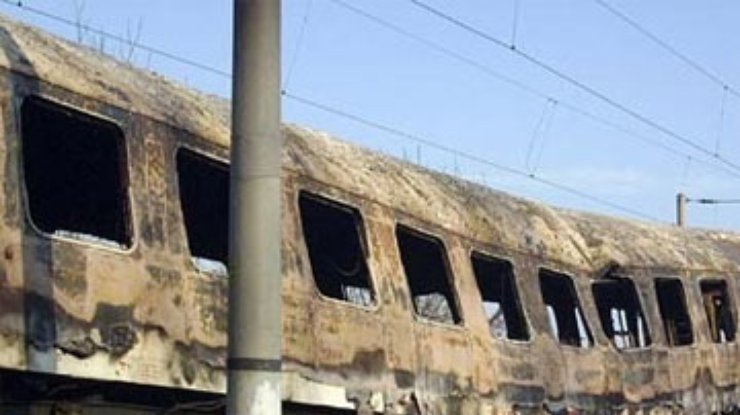 В поезде Одесса-Хмельницкий сгорели два вагона