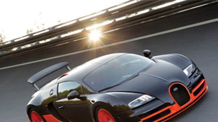 Bugatti Veyron установил новый мировой рекорд скорости