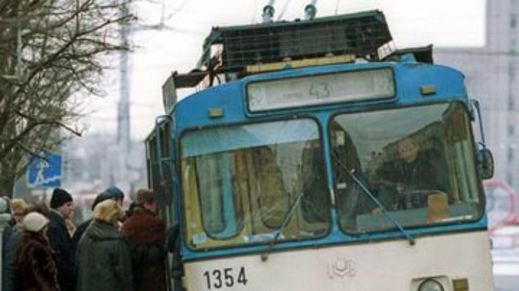 В Харькове третий день не ездят трамваи и троллейбусы