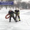 На Буковине спасатели провели зимние учения на реке