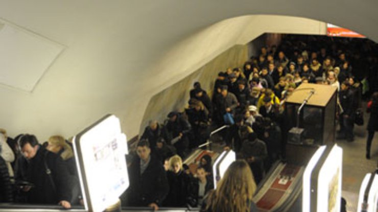 В Киеве определили самую загруженную станцию метро
