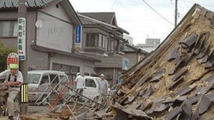 Поблизости Токио произошло сильное землетрясение