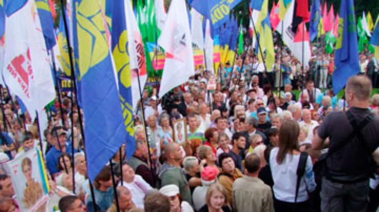 Гриценко: Милиция поддерживала маршрут оппозиции 24 августа