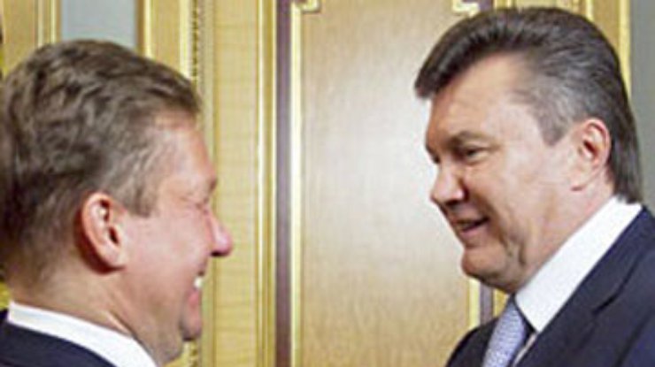 Янукович встретился с Миллером: Процесс идет интенсивно