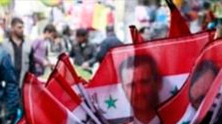 Сирийцы протестуют против ЛАГ в Дамаске