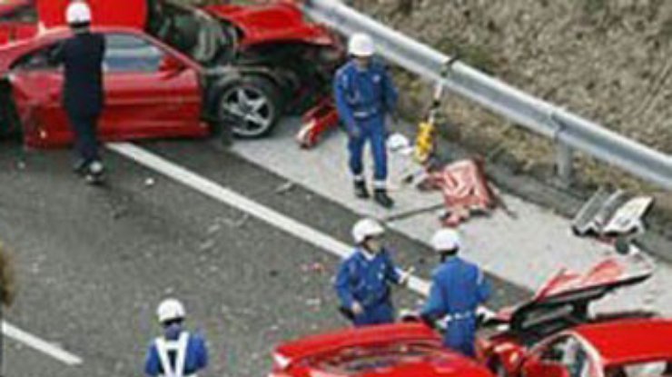 В Японии произошла самая "дорогая" в истории автокатастрофа