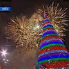 В Киеве загорелись огни на главной ёлке страны