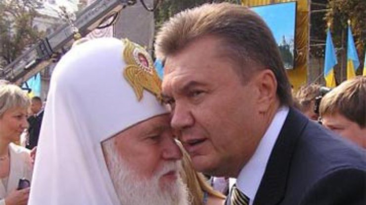 Патриарх Филарет: Отношения между УПЦ-КП и Януковичем улучшаются
