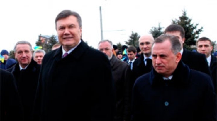 Янукович редко гуляет по Киеву, чтобы не привлекать внимание
