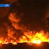 В Чили горит завод по производству пластмасс