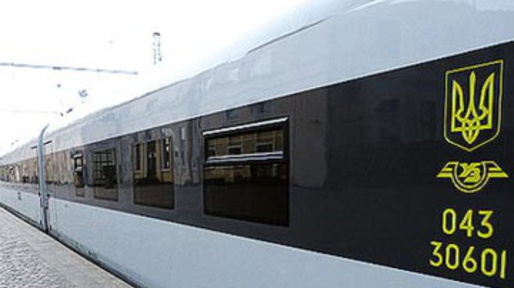 Запущен первый украинский скоростной поезд