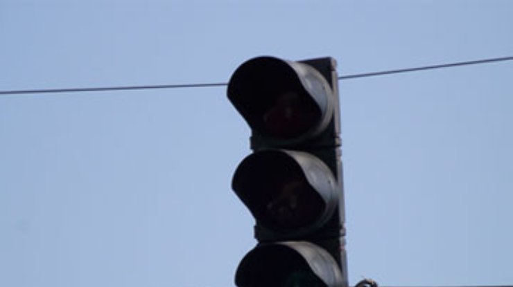 В Черкассах перестали работать светофоры из-за отключения электроэнергии
