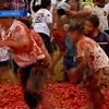 В Колумбии проходит фестиваль томатов