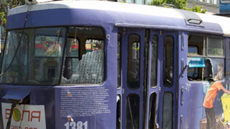 В Днепропетровске в трамвае произошел взрыв