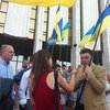 "Беркут" подрался с защитниками украинского языка
