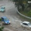 На Одессу обрушился сильный ливень с градом