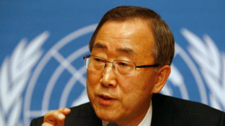 Пан Ги Мун обеспокоен угрозами Сирии применить химическое оружие
