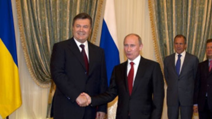 Янукович - Путину: Украина хочет немного поменять позицию