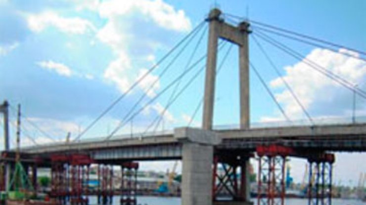 В Киеве мост на Троещину начнет работу в 2014 году