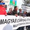 На востоке Венгрии протестуют сотни ромов