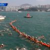 В Гонконге две тысячи человек приняли участие в ежегодном заплыве