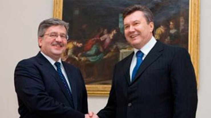 Янукович надеется на помощь Польши в деле евроинтеграции