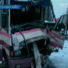 На трассе Киев-Ковель столкнулись два автобуса. Водители обоих погибли