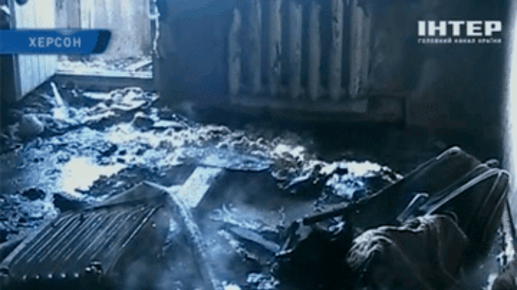 В Херсоне из-за обогревателя сгорела квартира