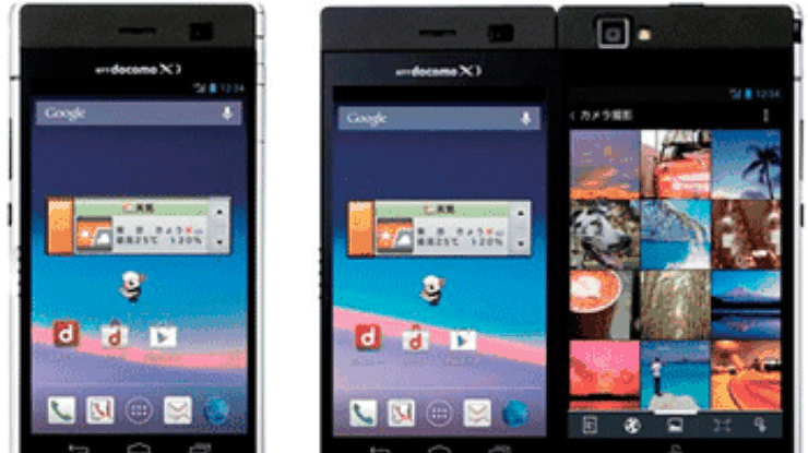 NEC представила складной смартфон с двумя дисплеями