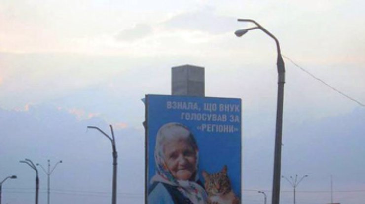 Автора биллборда с бабушкой и котом оправдали