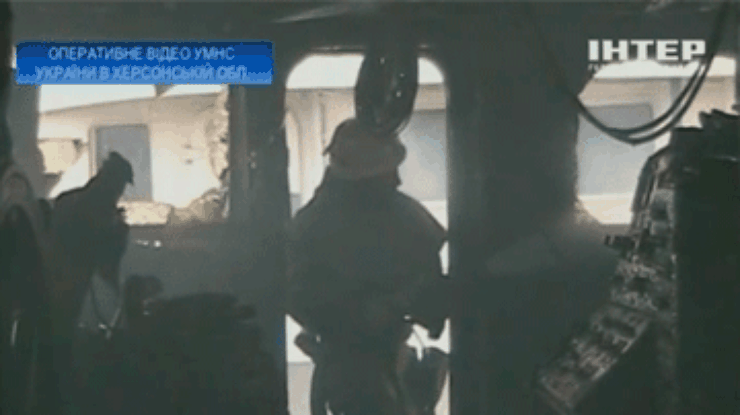В Херсонском порту горел сухогруз: Один человек погиб