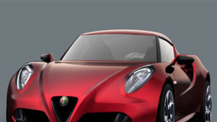 Alfa Romeo впервые показала спорткар 4C