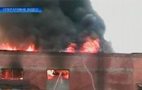 В Харькове сгорел склад с велосипедами