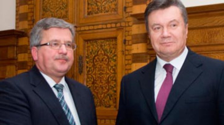 Встреча с Януковичем вселила в Коморовского оптимизм