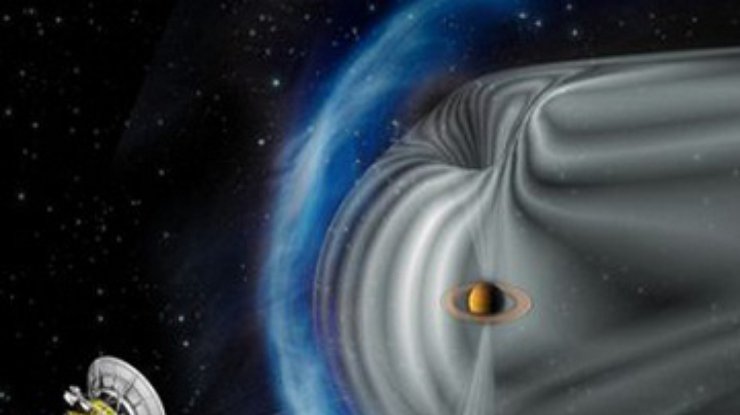 В NASA разглядели ударную волну вокруг Сатурна