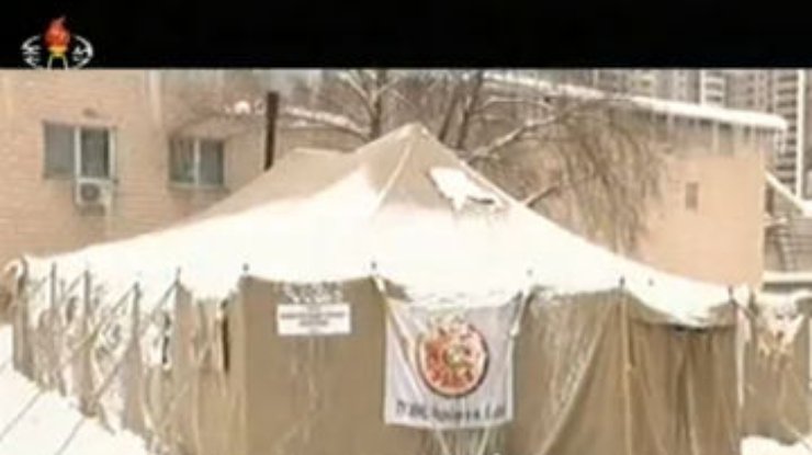 КНДР для изобличения "загнивающего Запада" использовала украинские палатки