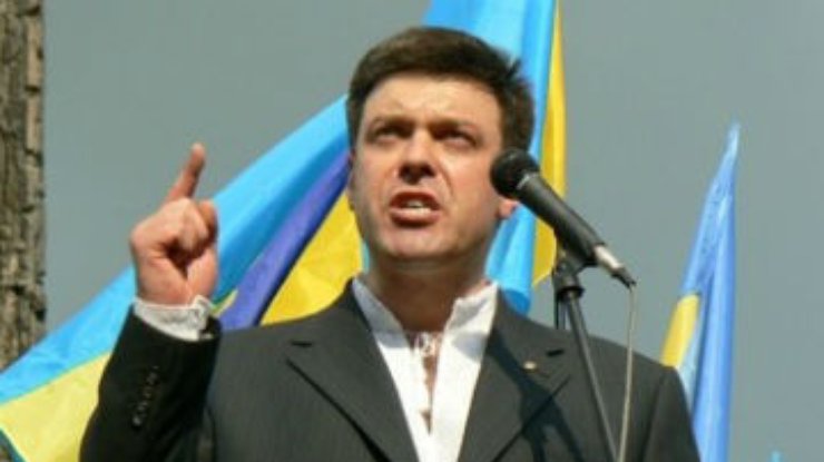 Оппозиция поднимет людей, если объявят референдум, - Тягнибок