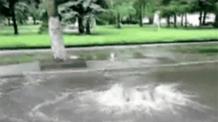 Мощный ливень привел к наводнению в Житомире