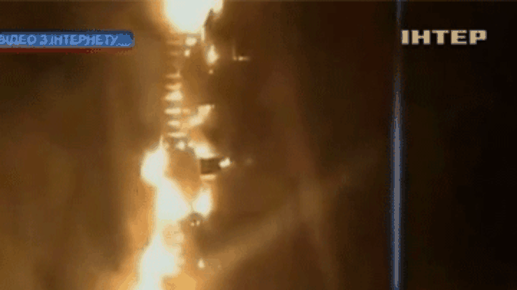 В Киеве многоэтажный дом горел третий раз за год