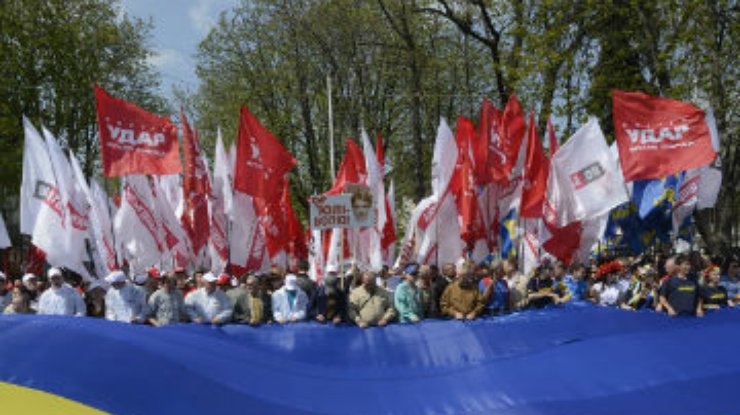 Киевлянам больше понравилась акция оппозиции, чем антифашистский марш, - опрос
