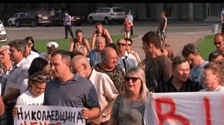 Николаев протестовал против милицейского беспредела