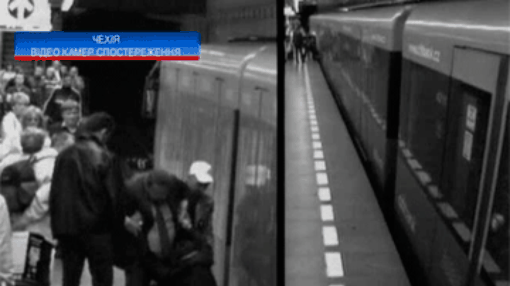 В Праге девушка выжила после падения под поезд метро