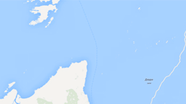 C карт Google исчез шотландский остров