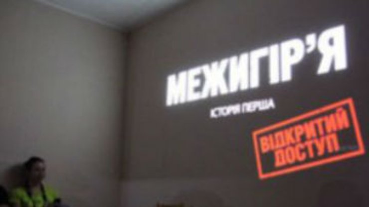 В "Борисполе" задержали активистку с фильмом о Межигорье