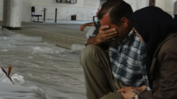 Американский телеканал показал кадры с жертвами химатаки в Сирии
